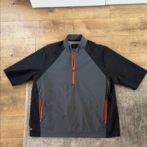 Adidas Men's Golf Provisional Short Sleeve Rain Jacket